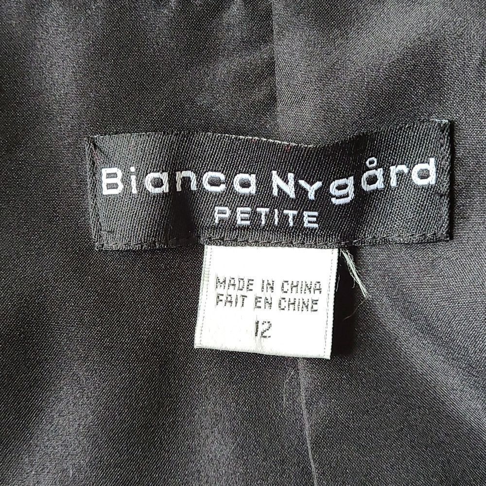 Bianca Nygard Petite Black Zebra Coat 12 - Picture 8 of 9